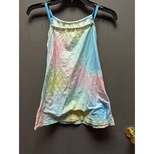 Sunshine Swing size 6 Girls Mermaid Tail scale ombre dress sleeveless summer new